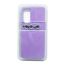 Capa de Silicone com Conjunto de Vidro de Câmera Separado para Samsung Galaxy 14 Roxo Capa de Silicone com Conjunto de Vidro de Câmera Separado para Samsung Galaxy 14 Roxo